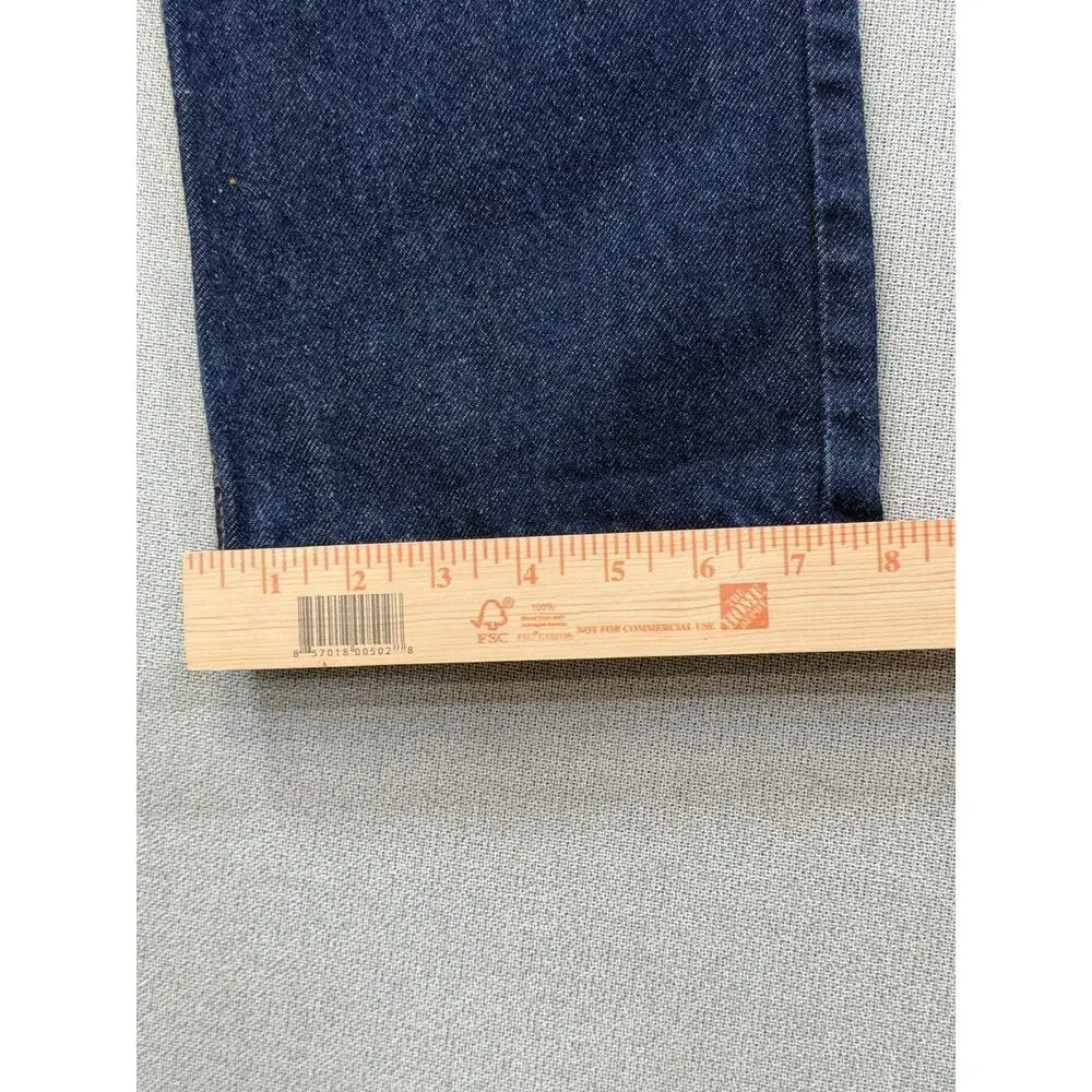 Levi’s Men’s 505 Regular Fit Jeans Dark Stonewash Blue Denim 32 x 32 (31 Actual)